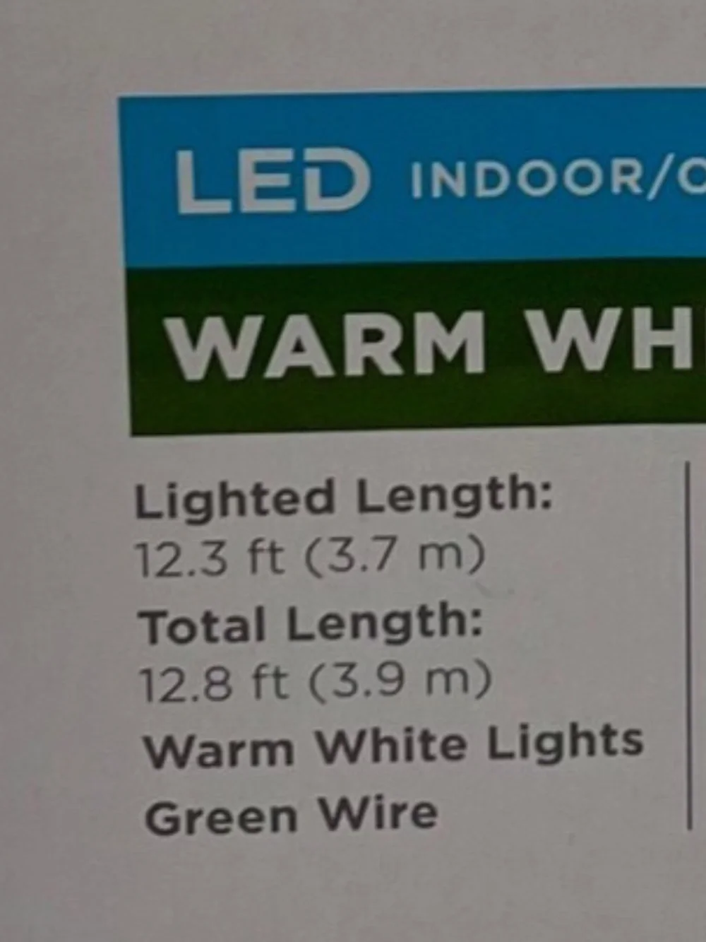 Living Solution 50 LED Warm White Dome Lights Indoor/Outdoor Light Set 12.8ft